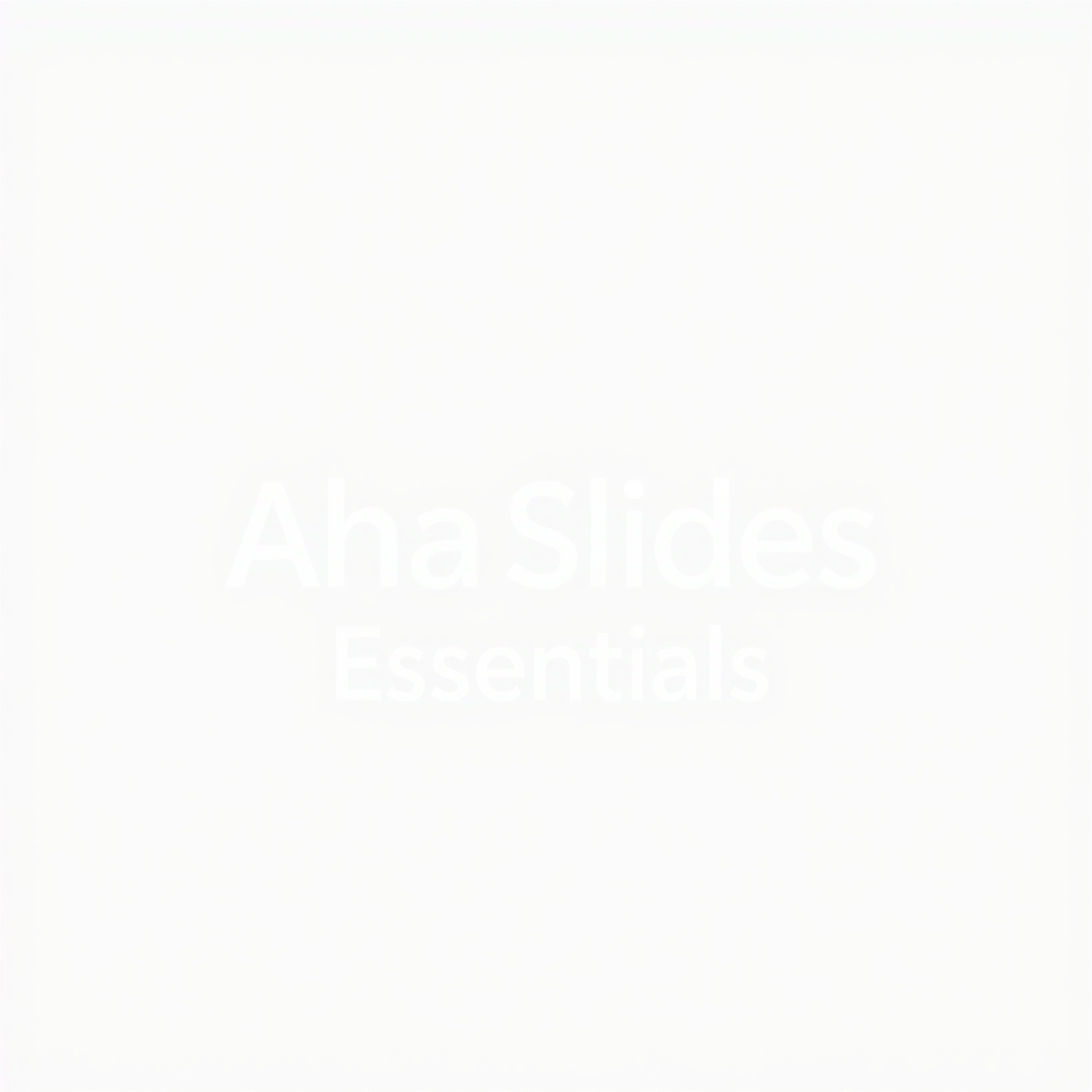 AhaSlides Essentials (12 Months)